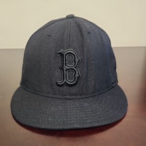 Black Boston Red Sox Cap